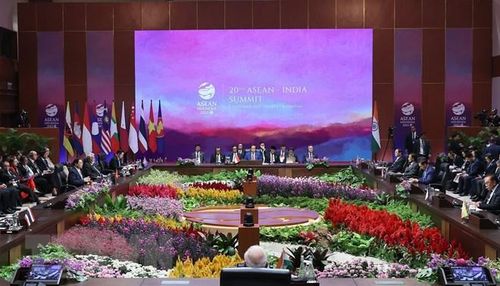 Quang cảnh Hội nghị Cấp cao ASEAN-Ấn Độ lần thứ 20. (Ảnh: Dương Giang/TTXVN)