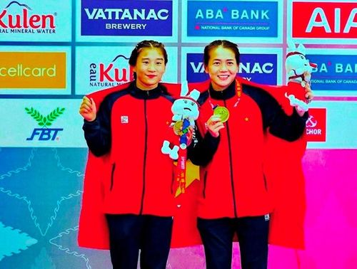  Chị em Mỹ Hạnh và Mỹ Trang là niềm hy vọng lớn của đội tuyển Vật tự do nữ tại kỳ đại hội này