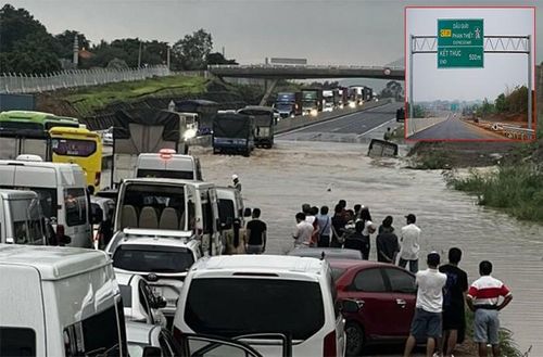 Khơi thông 1,5 km sông Phan chống ngập cao tốc Phan Thiết – Dầu Giây. Ảnh minh họa