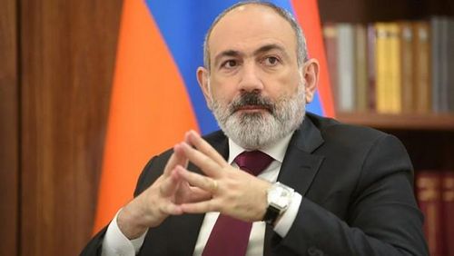 ông Pashinyan cho biết ông lo ngại Armenia sẽ bị kẹt giữa Nga và phương Tây. Ảnh: Karen Minasyan/AFP/Getty Images.