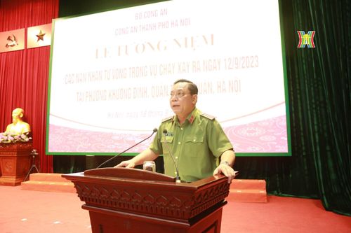 Trung tướng Nguyễn Hải Trung – Giám đốc Công an Thành phố Hà Nội.