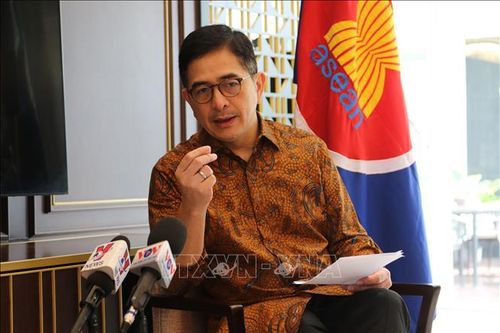 Chủ tịch Hội đồng Tư vấn Kinh doanh ASEAN Arsjad Rasjid. Ảnh TTXVN