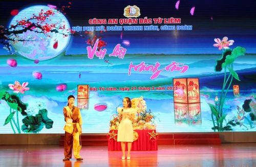 CBCS - CAQ Bắc Từ Liêm hóa thân thành chị Hằng, chú Cuội