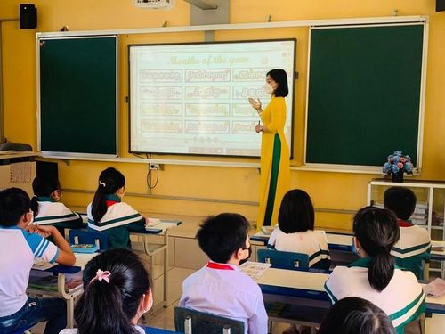 Một tiết học trên lớp của học sinh. Ảnh minh họa.