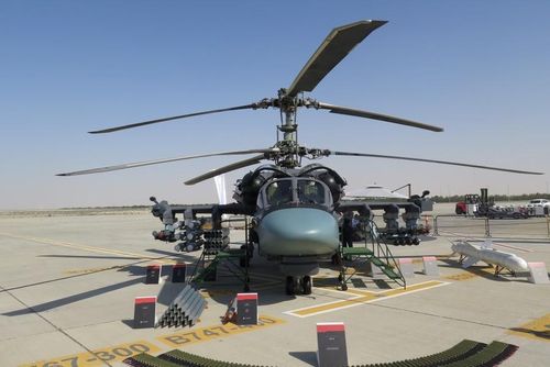 Trực thăng tấn công Ka-52M là phiên bản nâng cấp từ nguyên mẫu Ka-52 Alligator nổi tiếng của Không quân Nga và mới chỉ gia nhập thành phần tác chiến trong thời gian gần đây.
