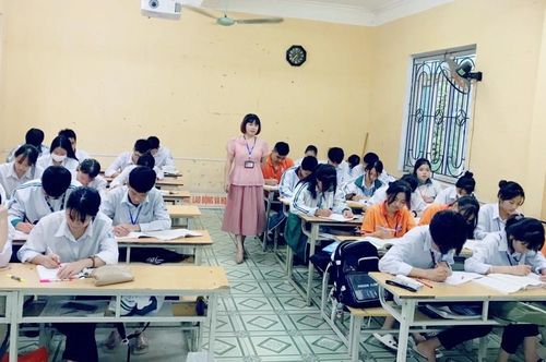 Giờ học Ngữ văn tại Trường THPT Trần Quang Khải (Hưng Yên).
