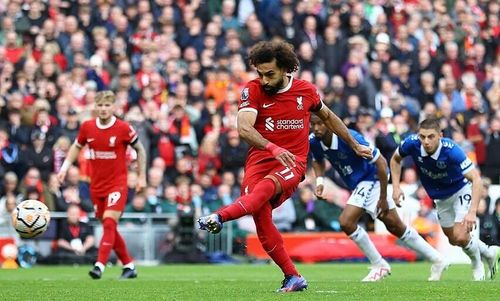 Salah mở tỷ số cho Liverpool. Ảnh: Reuters