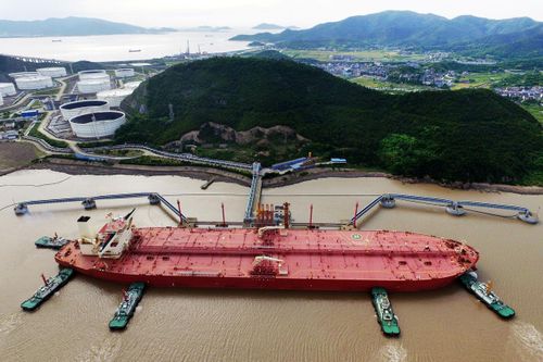 Vận chuyển dầu thô bằng đường biển tới các cảng của Trung Quốc