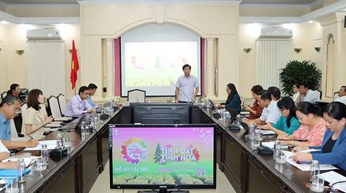 Phó Chủ tịch UBND tỉnh Đồng Tháp Nguyễn Phước Thiện, phát biểu chỉ đạo tại buổi làm việc.