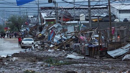 Đường vào khu nghỉ dưỡng nổi tiếng thế giới Acapulco, bang Guerrero, Mexico, ngày 25/10/2023. Ảnh: Reuters