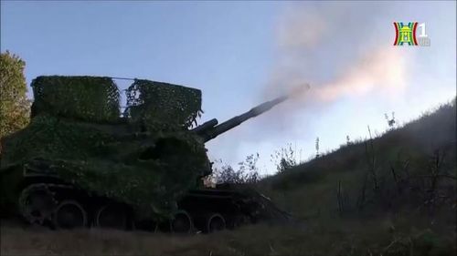 Pháo binh Nga nã đạn vào các vị trí trọng yếu của Ukraine