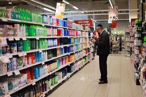 Một siêu thị tại Israel. Ảnh: Vũ Hội-TTXVN