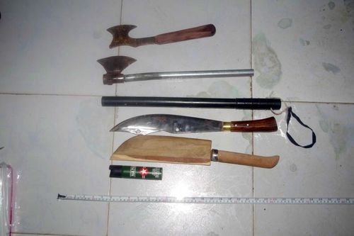  Tang vật thu giữ được của đối tượng Dũng.