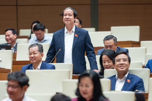 Bộ trưởng GD-ĐT Nguyễn Kim Sơn trả lời sáng nay.