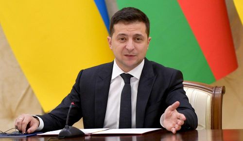Tổng thống Ukraine Volodymyr Zelensky