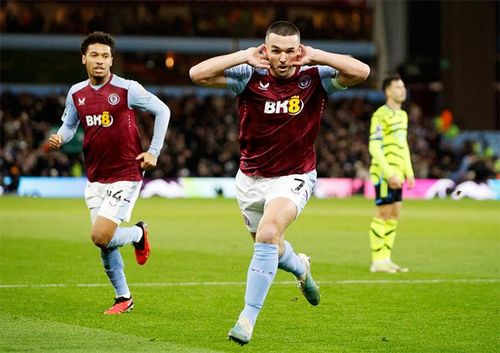 Aston Villa đánh bại Arsenal. Ảnh: DM