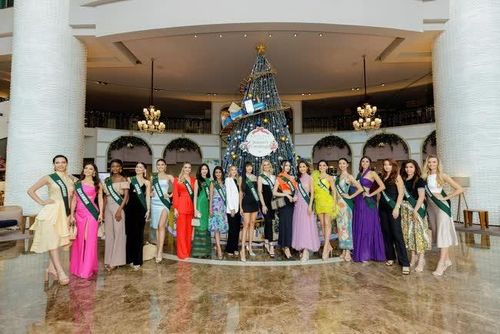 Dàn thí sinh Miss Earth 2023 tham gia hoạt động tại TP. HCM
