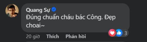Quang Sự khen cháu trai