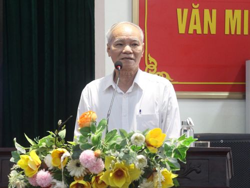 Cử tri huyện Đan Phượng phát biểu ý kiến, kiến nghị.