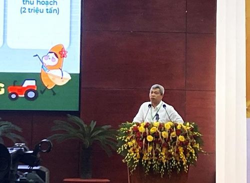 Ông Nguyễn Duy Thuận - Tổng Giám đốc Công ty CP Tập đoàn Lộc Trời nêu giải pháp tháo gỡ rào cản điểm nghẽn để phát triển lúa gạo bền vững.