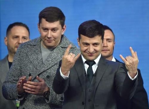 Tổng thống Ukraine Volodymyr Zelensky