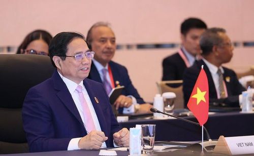 Thủ tướng Chính phủ Phạm Minh Chính phát biểu tại hội nghị. Ảnh: VGP
