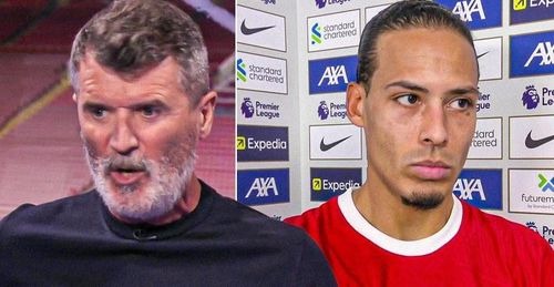 Van Dijk và Roy Keane khẩu chiến sau trận hòa 0-0 giữa Liverpool và MU.