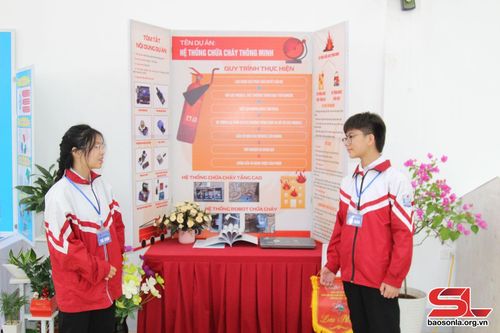 Dự án hệ thống chữa cháy thông minh của học sinh Trường THCS Lê Quý Đôn, Thành phố.