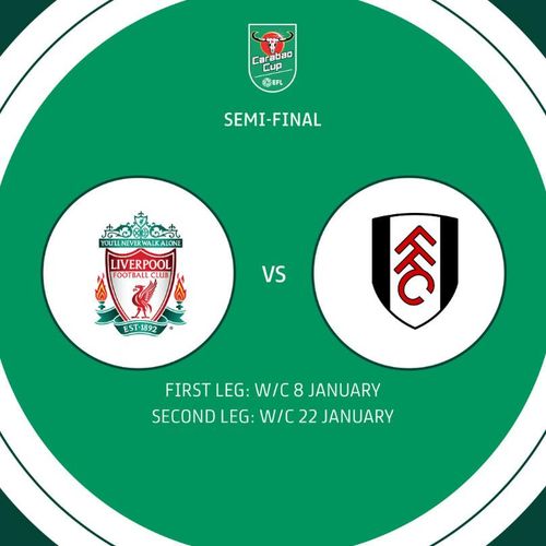 Bốc thăm vòng bán kết, Liverpool chạm trán Fulham