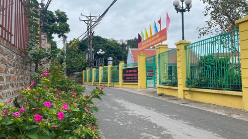 Một góc xã Võng La (huyện Đông Anh) - địa phương vừa được thẩm định đạt chuẩn nông thôn mới nâng cao 2023.
