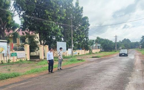 Trung tâm xã Ia Khai ngày một khang trang. Ảnh: Lam Nguyên