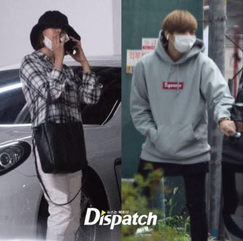 Jihyo của Twice (trái) và Kang Daniel (phải)