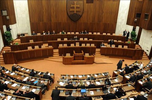 Toàn cảnh một phiên họp Quốc hội của Slovakia ở thủ đô Bratislava. Ảnh: AFP/TTXVN