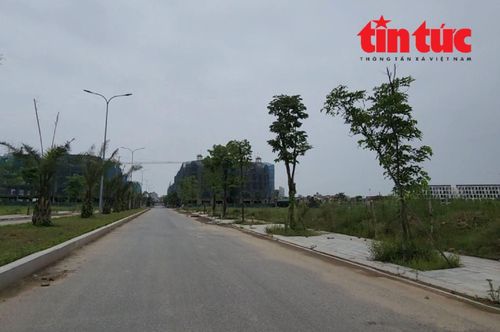Khu đô thị vẫn còn nhiều diện tích đất trống..
