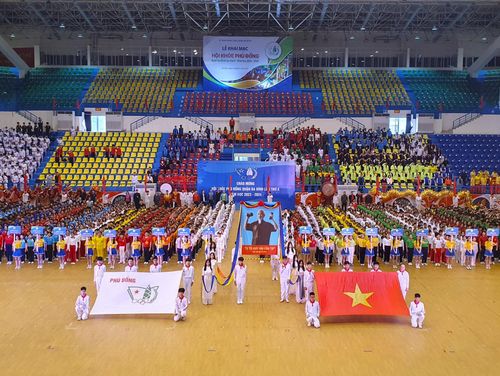 Lễ khai mạc Hội khỏe Phù Đổng quận Ba Đình lần thứ X.