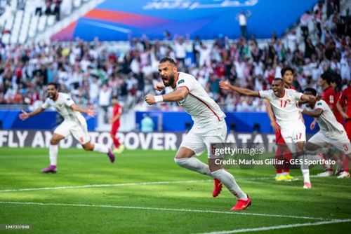 Jordan bất ngờ dẫn ngược lại 2-1 nhờ hai bàn thắng liên tiếp. Ảnh: Getty.