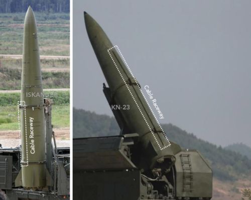 Điều thú vị là trước đây giới quan sát tin rằng "Kimskander" - biệt danh của KN-23, hay còn gọi là bản sao của Iskander-M do Triều Tiên chế tạo có thể tấn công đối phương ở cự ly lớn nhất là 690 km.