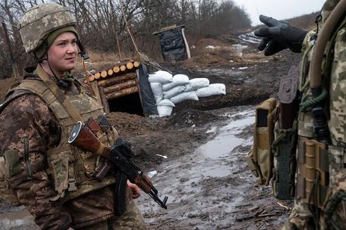 Binh sĩ Ukraine. Ảnh: Washington Post