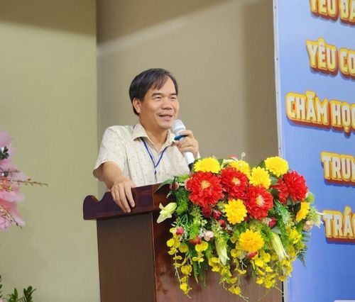 Ông Nguyễn Phúc Tăng - Phó Giám đốc Sở Giáo dục và Đào tạo TP Cần Thơ phát biểu.