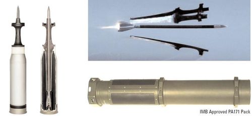 Đạn xuyên giáp M829A4 do Tập đoàn Northrop Grumman sản xuất.