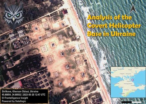 Trực thăng Nga được triển khai ngay trên bãi biển Crimea.