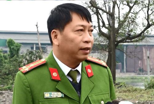 Thượng tá Võ Anh Tuấn, Phó trưởng phòng Phòng chống tội phạm về môi trường trong lĩnh vực Công nghiệp xây dựng và giao thông, Cục Cảnh sát phòng chống tội phạm về môi trường, Bộ Công an. 