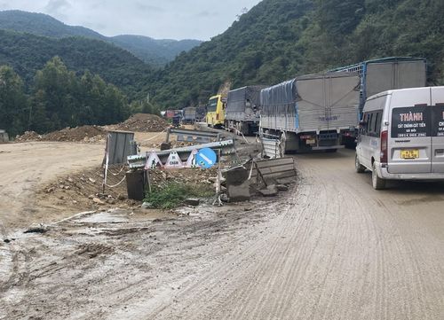 Một đoạn thi công ách tắc kéo dài nhiều tháng tại dự án cải tạo, nâng cấp QL19 đoạn đèo An Khê