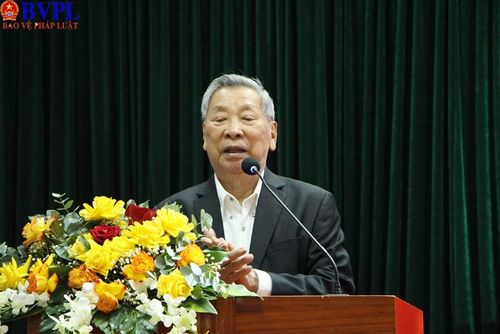  Đồng chí Nguyễn Quốc Dũng phát biểu tại buổi gặp mặt.