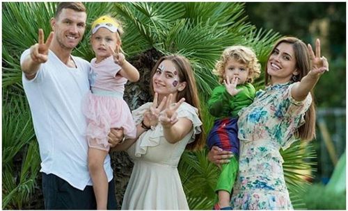 Có lẽ nhờ “sợ vợ” mà gia đình của Edin Dzeko vẫn êm ấm và hạnh phúc