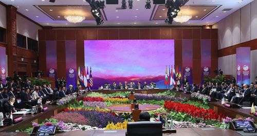 Phiên toàn thể Hội nghị Cấp cao ASEAN lần thứ 43 được tổ chức tại Jakarta, Indonesia, ngày 5/9/2023. Ảnh: VGP