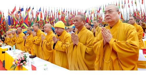 Lễ khai hội chùa Bái Đính được tổ chức vào ngày mồng 6 tháng Giêng hằng năm. (Ảnh: MINH ĐƯỜNG)