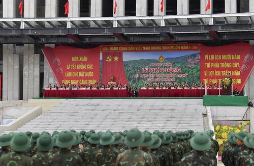 Quang cảnh buổi lễ.
