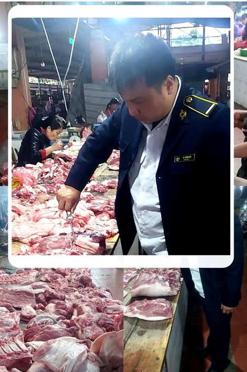 Không có cơ sở giết mổ tập trung, cán bộ thú y chỉ có thể kiểm tra bằng cảm quan tại các chợ.