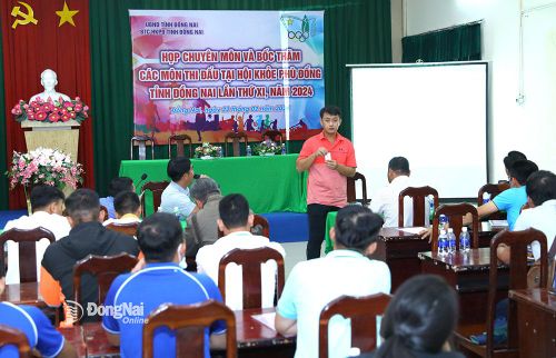 Bốc thăm xếp lịch thi đấu 16 môn thể thao tại Hội khỏe Phù Đổng tỉnh lần thứ XI-2024